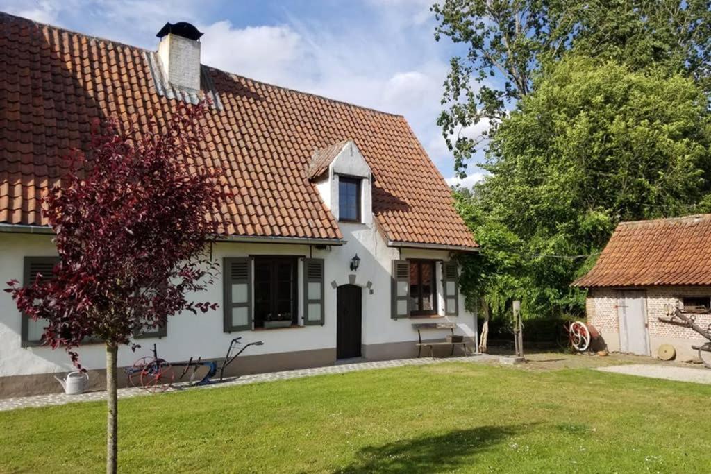 شقة Cozy Studio On A Quaint Farm Kruibeke المظهر الخارجي الصورة